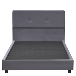 Κρεβάτι Ημίδιπλο ArteLibre TAMAHAWK Γκρι Ύφασμα Για Στρώμα 120x200cm