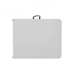 BLOW Τραπέζι  Συνεδρίου - Catering Πτυσσόμενο (Βαλίτσα), HDPE Άσπρο, Μέταλλο Βαφή Γκρι  180x75x74cm