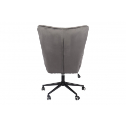 Καρέκλα γραφείου διευθυντή Lobima pakoworld περιστρεφόμενη ανθρακί βελούδο 71x68x104εκ