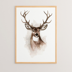 Πίνακας Deereby pakoworld με ψηφιακή εκτύπωση και πλαίσιο 33x1.5x48εκ