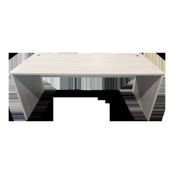 Γραφείο εργασίας Armadi pakoworld σε sonoma-λευκή απόχρωση 180x80x75εκ