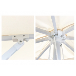 Ομπρέλα παραλίας πισίνας 220cm polyester μπέζ SOLART