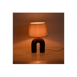 Επιτραπέζιο φωτιστικό Archo Inart Ε27 κεραμικό σε γκρι antique-μπεζ απόχρωση Φ30x45εκ