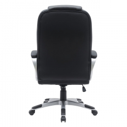 BF6950W Πολυθρόνα Γραφείου Διευθυντή, Pu Μαύρο  65x70x110/120cm