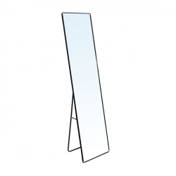 DAYTON MAX Καθρέπτης Δαπέδου - Τοίχου Αλουμίνιο, Απόχρωση Μαύρο  60x33x180cm