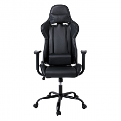 BF8350 Gaming Πολυθρόνα Γραφείου, Ανάκλιση Πλάτης έως 90°, Pu Μαύρο  69x69x126/136cm