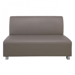 BANDY Καναπές Σαλονιού Καθιστικού 2Θέσιος - Pu Cappuccino  130x71x88cm