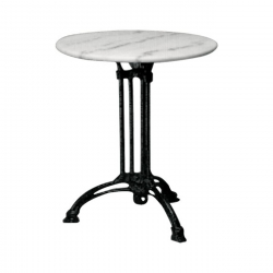 EKO Τραπέζι Τρίνυχο Μαντέμι, Μάρμαρο  Φ70 H.74cm