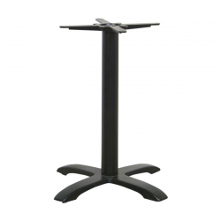 KINO Βάση Τραπεζιού 4-Νυχη, Μαντέμι Μαύρο (9,40 Kg)  61x61cm H.72cm