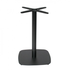 PRATO-C Βάση Τραπεζιού 45x45cm H.72cm με ρεγουλατόρο Μέταλλο Βαφή Μαύρο / 13,00kg  45x45x72cm