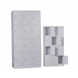 LOCKER 12 Θέσεων Μέταλλο Βαφή Γκρι  90x40x185cm