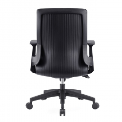 BF8950 Πολυθρόνα Γραφείου Mesh Μαύρο, Ύφασμα Μαύρο  64x64x98/110cm