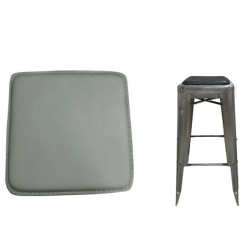 RELIX Κάθισμα για Σκαμπό, Pvc Γκρι (Μαγνητικό)  27x27cm