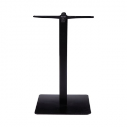 PRATO Βάση Τραπεζιού Μέταλλο Βαφή Μαύρο, Cross 45x45cm (17,50kg)  50x50cm H.72cm / Cross 45x45cm