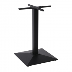 ΠΥΡΑΜΙΔΑ Βάση Τραπεζιού Μαντέμι Μαύρο - 10,30 Kg  45x45x72cm