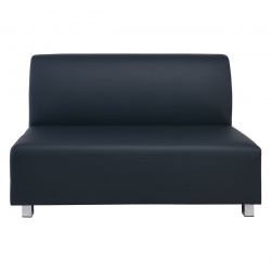 BANDY 2Θέσιος Καναπές Pu Γκρι  130x71x88cm