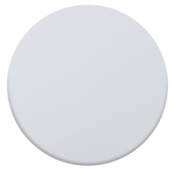 Contract Sliq Normal Επιφάνεια Τραπεζιού τ.Werzalit, Απόχρωση Άσπρο  Φ60cm/16mm