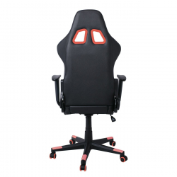 BF9150 Gaming Πολυθρόνα Γραφείου, Ανάκλιση Πλάτης έως 90°, Pu Μαύρο - Κόκκινο  67x69x124/134cm