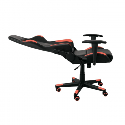 BF9150 Gaming Πολυθρόνα Γραφείου, Ανάκλιση Πλάτης έως 90°, Pu Μαύρο - Κόκκινο  67x69x124/134cm