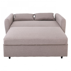 MOTTO Καναπές - Κρεβάτι Σαλονιού - Καθιστικού, Ύφασμα Cappuccino  140x86x86 / Κρεβ.118x189x45cm