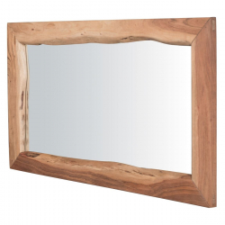 NATAL Καθρέπτης Ξύλο Ακακία Φυσικό  100x4x70cm