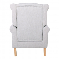 ROSY Πολυθρόνα - Μπερζέρα Φυσικό, Ύφασμα Εκρού  76x80x103cm