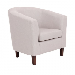 BOGA Πολυθρόνα Σαλονιού Καθιστικού, Ύφασμα  Μπεζ  77x70x77cm