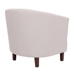 BOGA Πολυθρόνα Σαλονιού Καθιστικού, Ύφασμα  Μπεζ  77x70x77cm