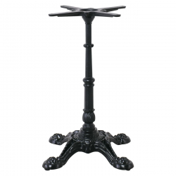 ΠΑΡΑΔΟΣΙΑΚΟ Πόδι Τραπεζιού 4-Νυχο Μαντέμι Μαύρο Βαρέως Τύπου  47x47x72cm