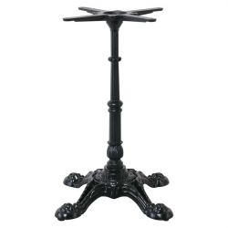 ΠΑΡΑΔΟΣΙΑΚΟ Πόδι Τραπεζιού 4-Νυχο Μαντέμι Μαύρο Βαρέως Τύπου  47x47x72cm