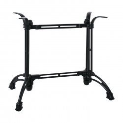 ΑΙΘΡΙΟ Πόδι Τραπεζιού (25,6Kg) Μαντέμι Μαύρο - Βαρέως Τύπου  80x54x74cm