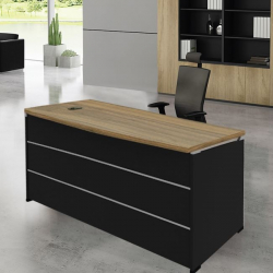 PROJECT Γραφείο Απόχρωση Sonoma - Γκρι  200x90x75cm