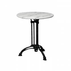 EKO Τραπέζι Τρίνυχο Μαντέμι, Μάρμαρο  Φ60  H.74cm