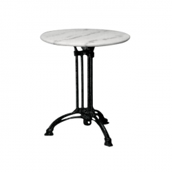 EKO Τραπέζι Τρίνυχο Μαντέμι, Μάρμαρο  Φ60  H.74cm