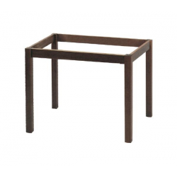 ΚΑΦΕΝΕΙΟΥ Βάση Τραπεζιού Οξιά Λυόμενη για Επιφάνεια 80x120cm Βαφή Εμποτισμού Καρυδί  69x109x73cm