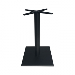 PRATO-W Βάση Τραπεζιού με ρεγουλατόρο, Μέταλλο Βαφή Μαύρο (12,40kg)  45x45cm H.72cm