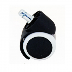 BF Ροδάκια Set 5-τεμ Μαύρα-Άσπρα  Φ50mm