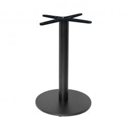 PRATO-W Βάση Τραπεζιού με Ρεγουλατόρο Μέταλλο Βαφή Μαύρο (9,10kg)  Φ45 H.72cm