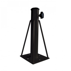 ΒΑΣΗ ομπρέλας εδάφους Μεταλλική Μαύρη  16,5x16,5 H.36cm