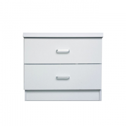 DECON Κομοδίνο Απόχρωση Άσπρο  40x40x45cm