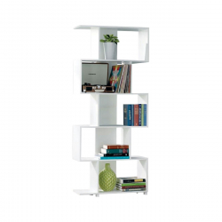 ROSS Βιβλιοθήκη - Ραφιέρα Άσπρο  70x23x175cm