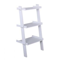 STEP Βιβλιοθήκη - Ραφιέρα  Άσπρο  56x33x101cm