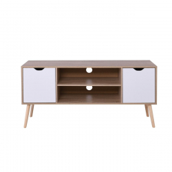 ALINA Έπιπλο TV Απόχρωση Sonoma - Άσπρο  120x38x58cm