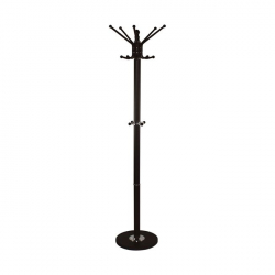 PROMO Καλόγερος Μέταλλο Βαφή Καρυδί  Φ36cm H.172cm