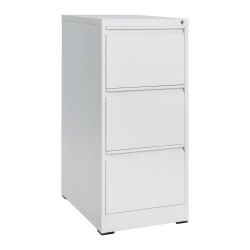 ΦΟΡΙΑΜΟΣ Αρχειοθέτησης Γραφείου 3 Συρτάρια, Μέταλλο Βαφή Άσπρο H.103  46x62x103cm