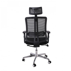 BF9500 Πολυθρόνα Γραφείου Διευθυντή Mesh Μαύρο, Μπράτσα up-down  68x72x115/123cm