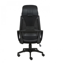 BF2950 Πολυθρόνα Γραφείου Διευθυντή, Mesh Μαύρο  62x62x113/121cm