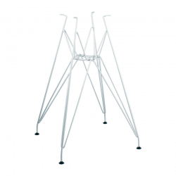 EIFEL Βάση Τραπεζιού Μέταλλο Βαφή Άσπρο (2,60 kg)  50x50x75cm