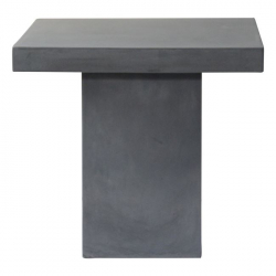 CONCRETE Cubic Τραπέζι Κήπου - Βεράντας, Cement Grey  80x80x75cm