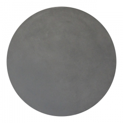 CONCRETE Επιφάνεια Τραπεζιού Cement Grey  Φ60cm (Τελείωμα 2,5cm)